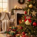 Merry Christmas Guitar Ornament