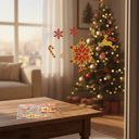 Happy Window Decoration Christmas Stickers