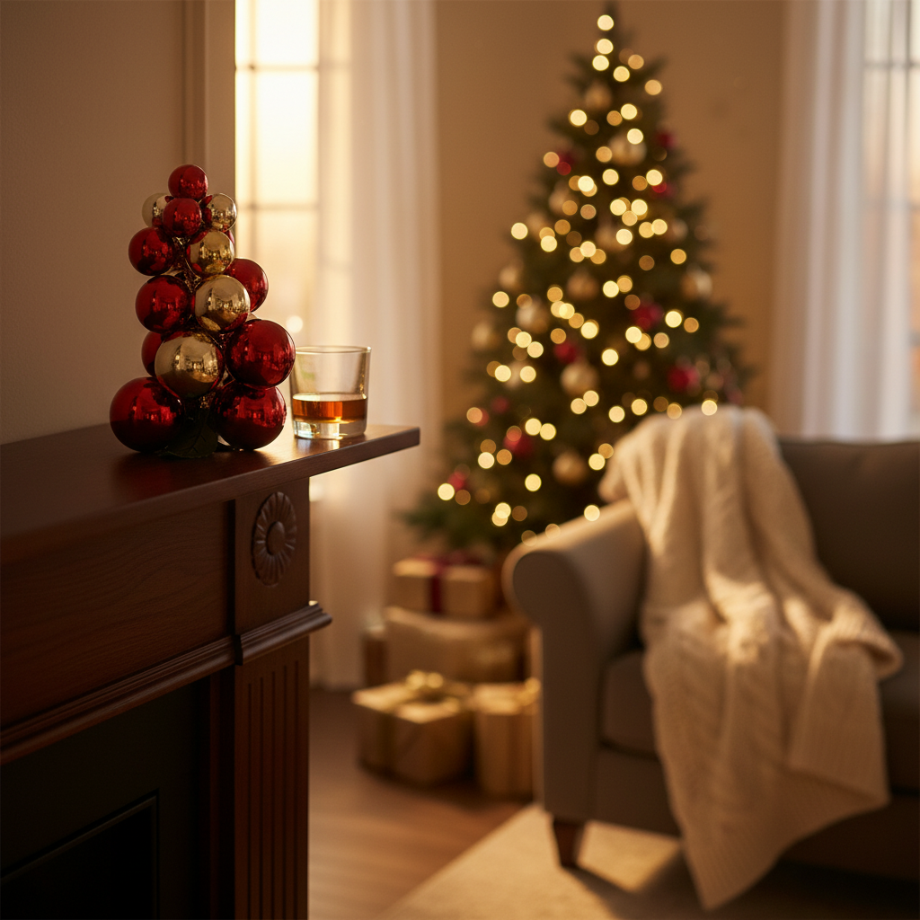 Christmas Ornament Ball Tree