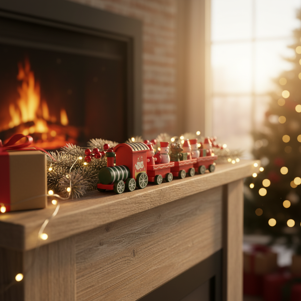 Christmas Train Decoration Set