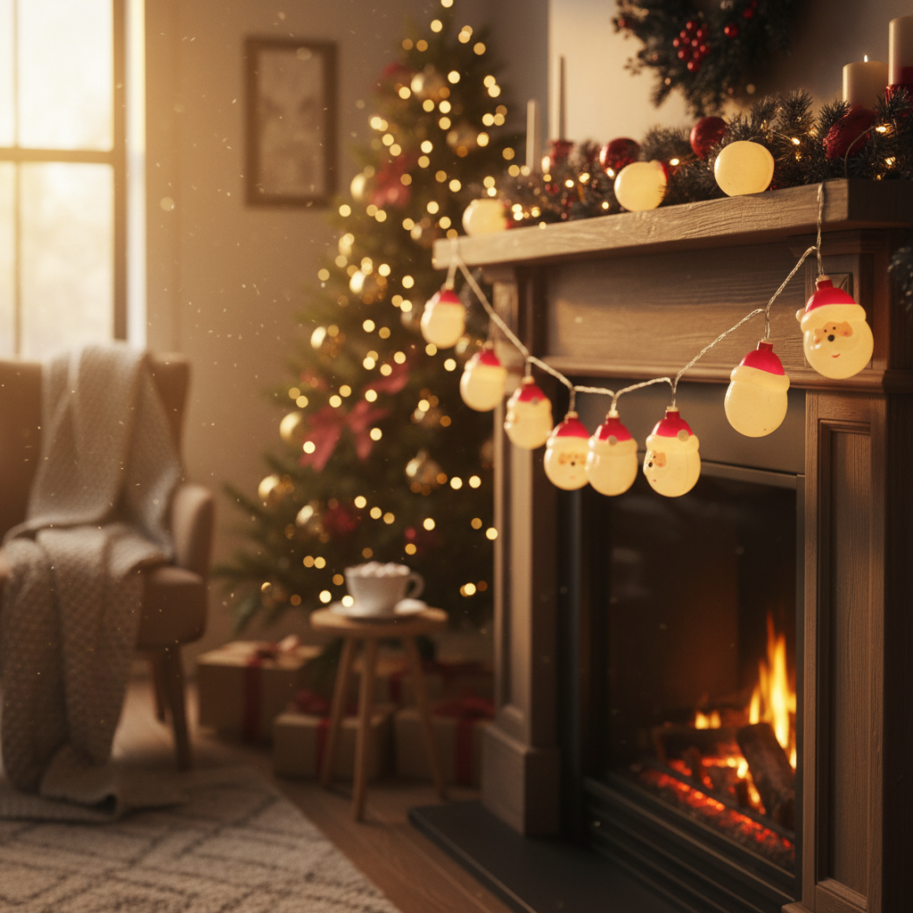 Santa Claus String Lights