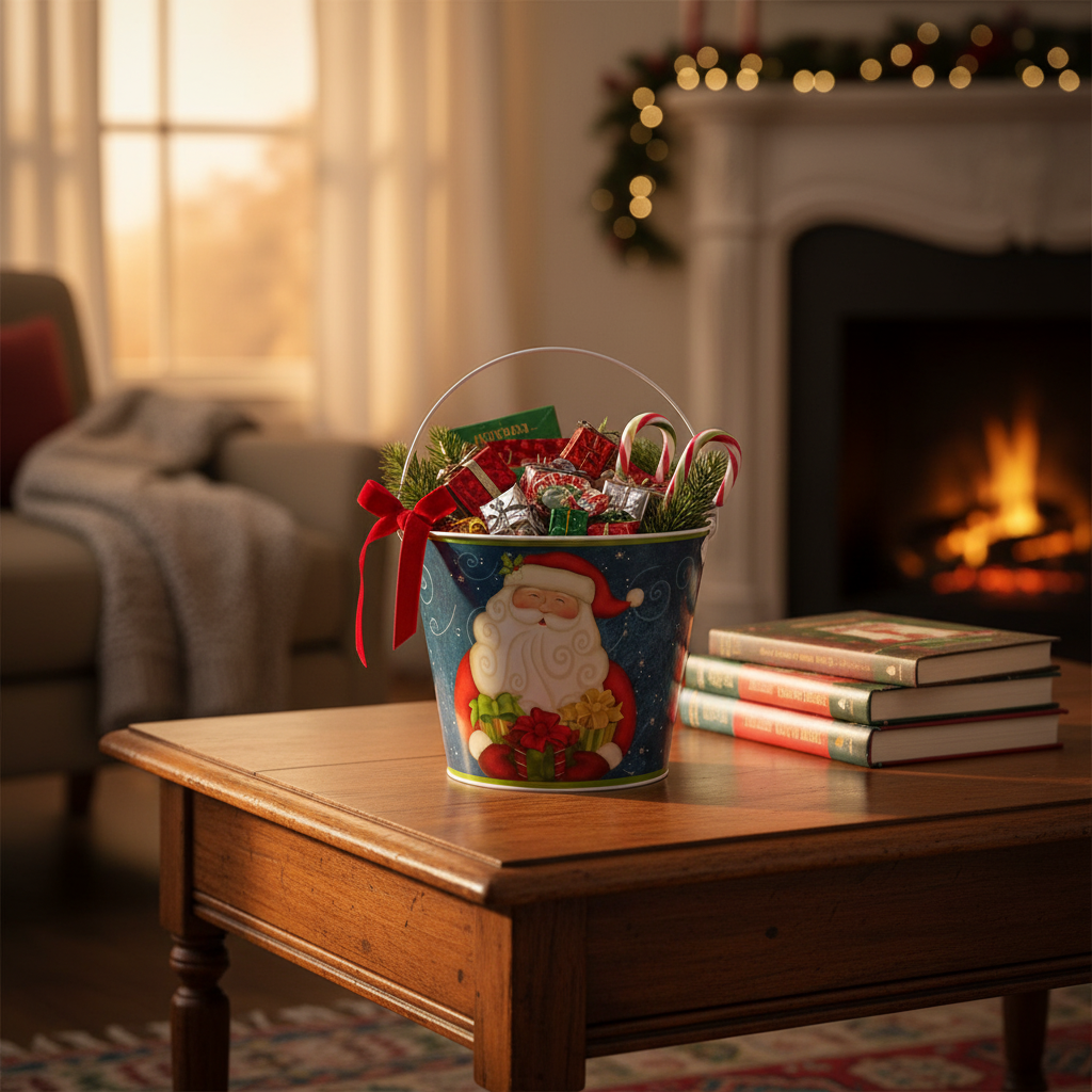 Santa Claus Christmas Bucket