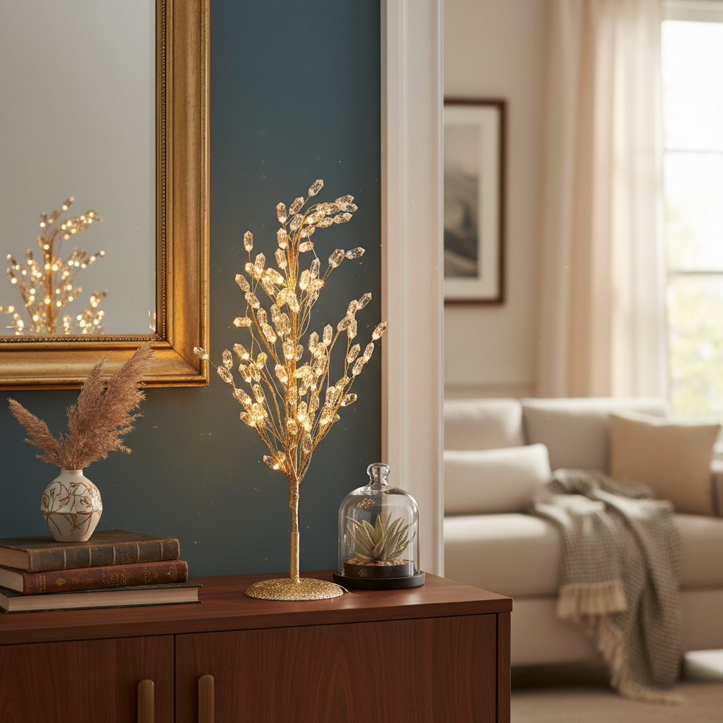 Crystal LED Decorative Tree Lamp