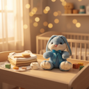 Blue Bunny Plush Toy