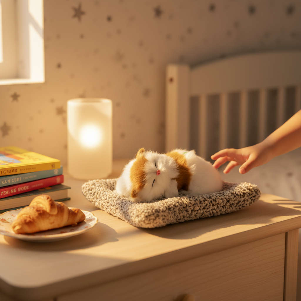 Sleeping Cat Plush Toy