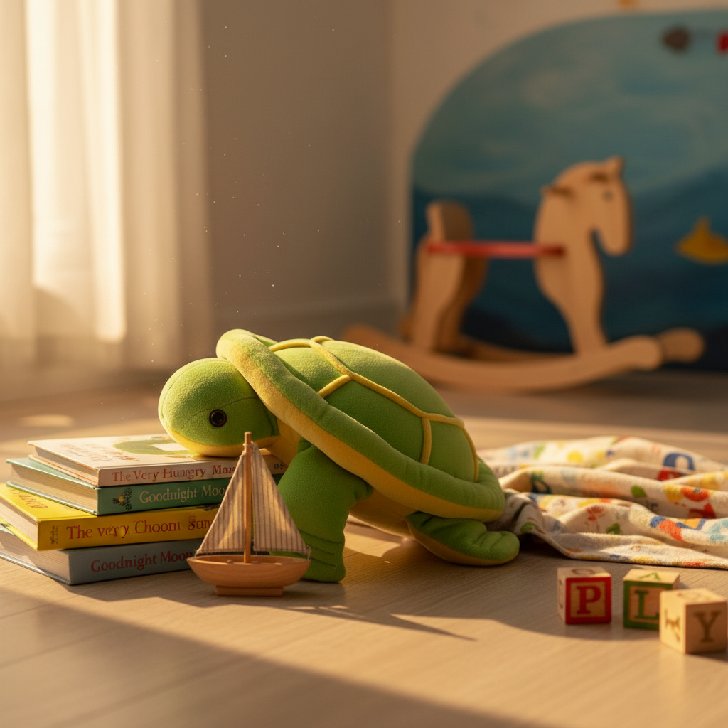 Green Turtle Plush Toy