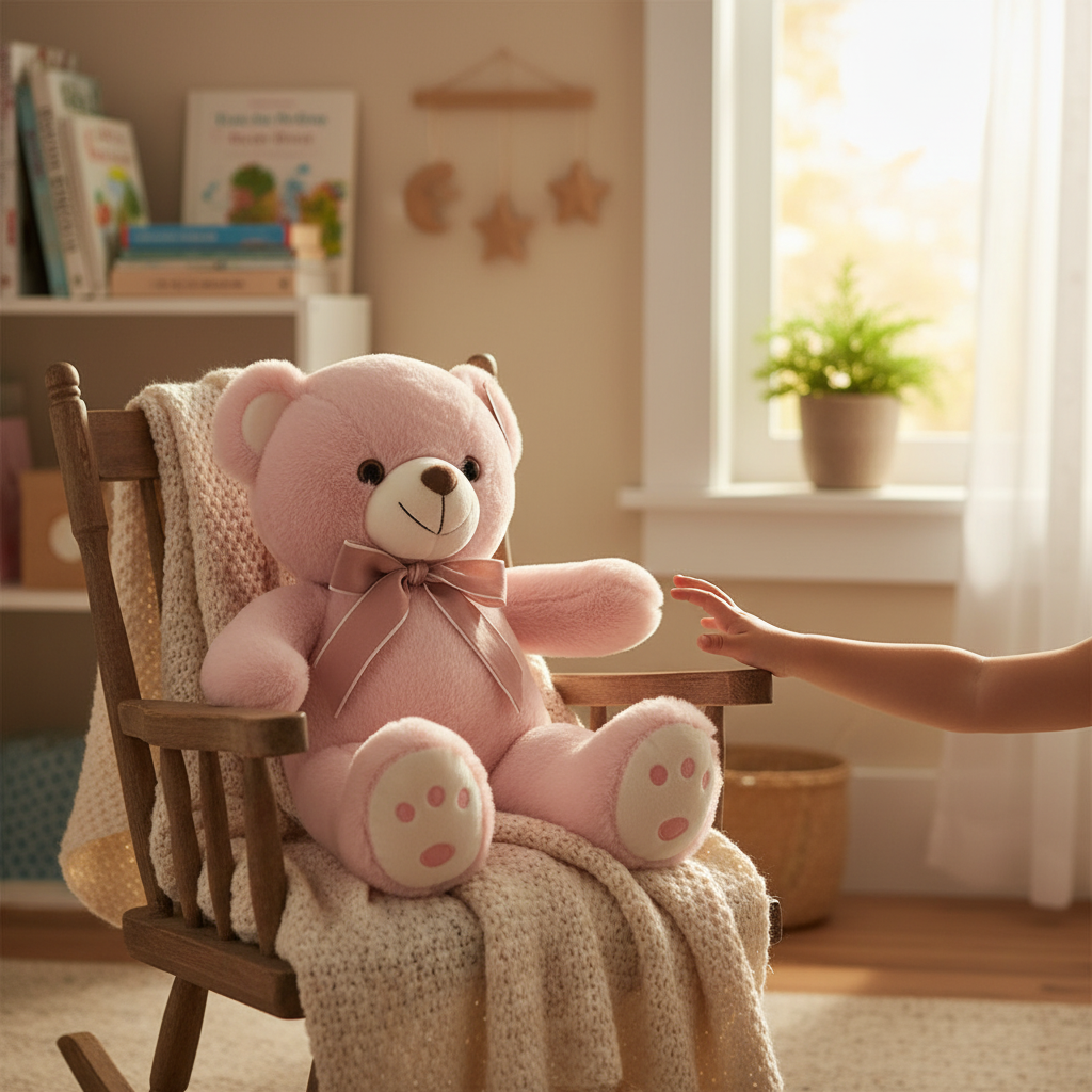 Pink Teddy Bear Soft Toy