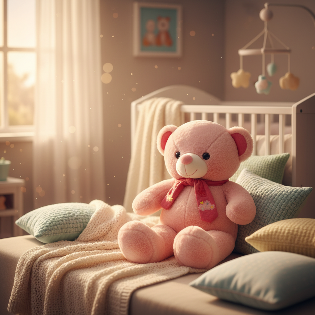 Pink Teddy Bear Soft Toy