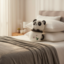 Panda Plush Toy with Blanket Set