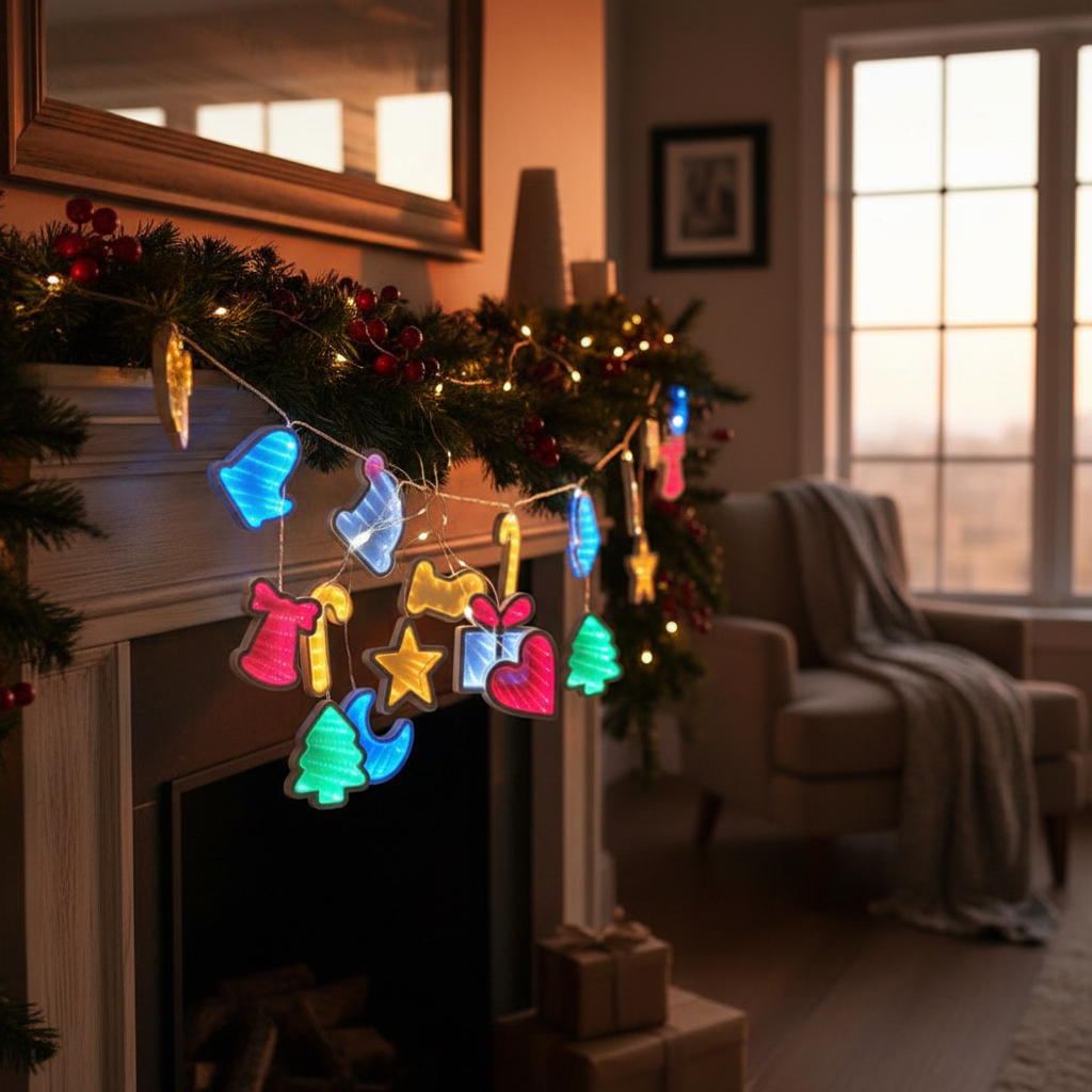 Multicolor LED Christmas Decorative String Lights