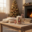 Santa Claus Mug and Keychain Set