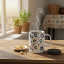 Evil Eye Pattern Ceramic Mug