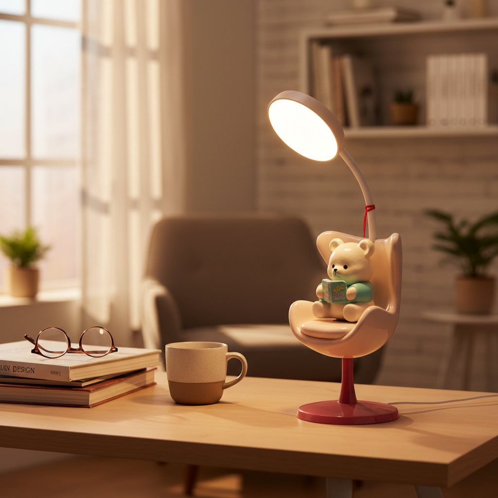 Teddy Bear Reading Lamp