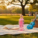 Cartoon Character Spiral Straw Sipper Cup