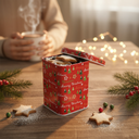 Christmas Themed Tin Box