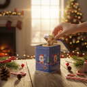 Christmas Themed Tin Box