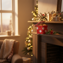 Merry Christmas Santa Tin Box