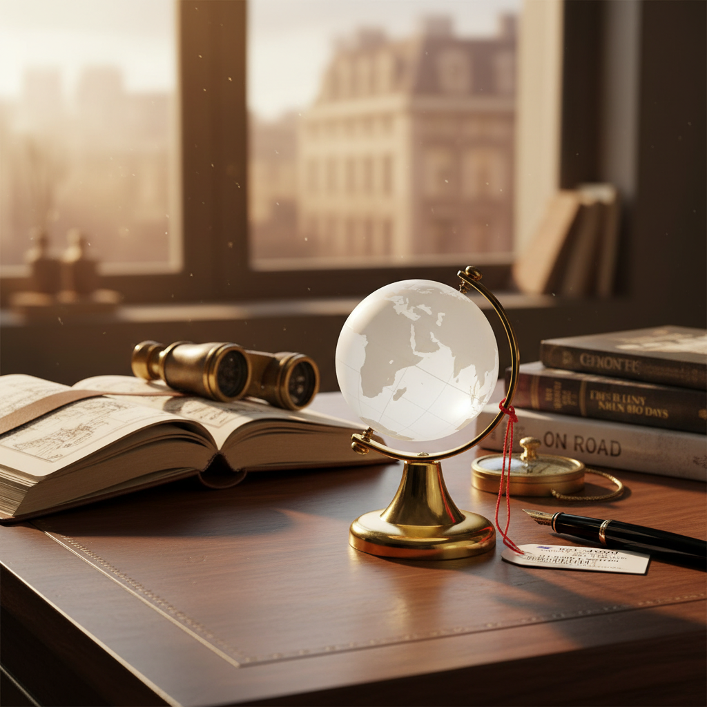 Miniature Crystal Globe