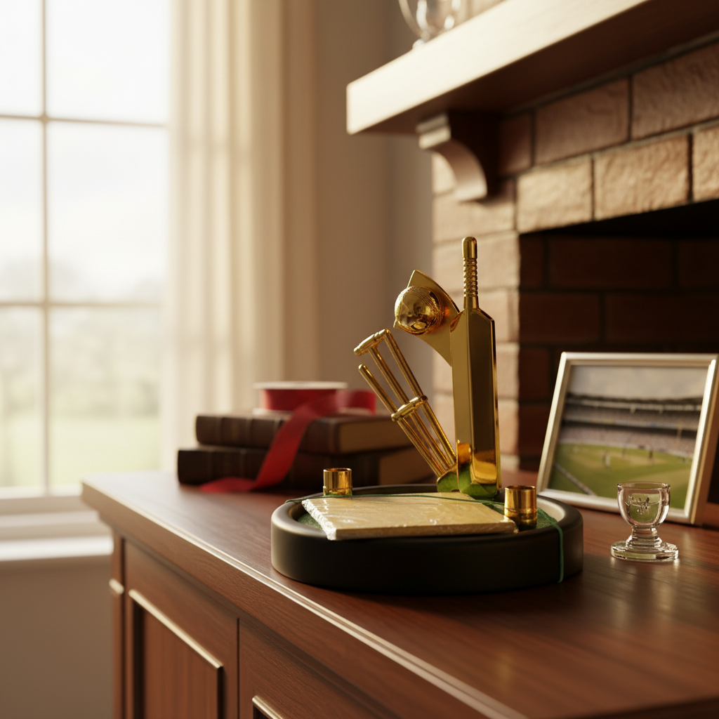 Cricket Theme Desk Organizer