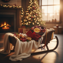 Christmas Santa Drawstring Gift Bag