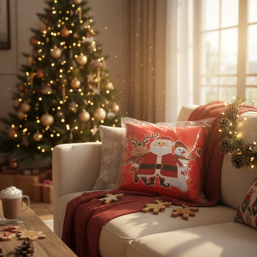 Christmas Santa Decorative Cushion