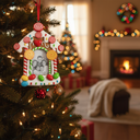 Candy House Photo Frame Ornament