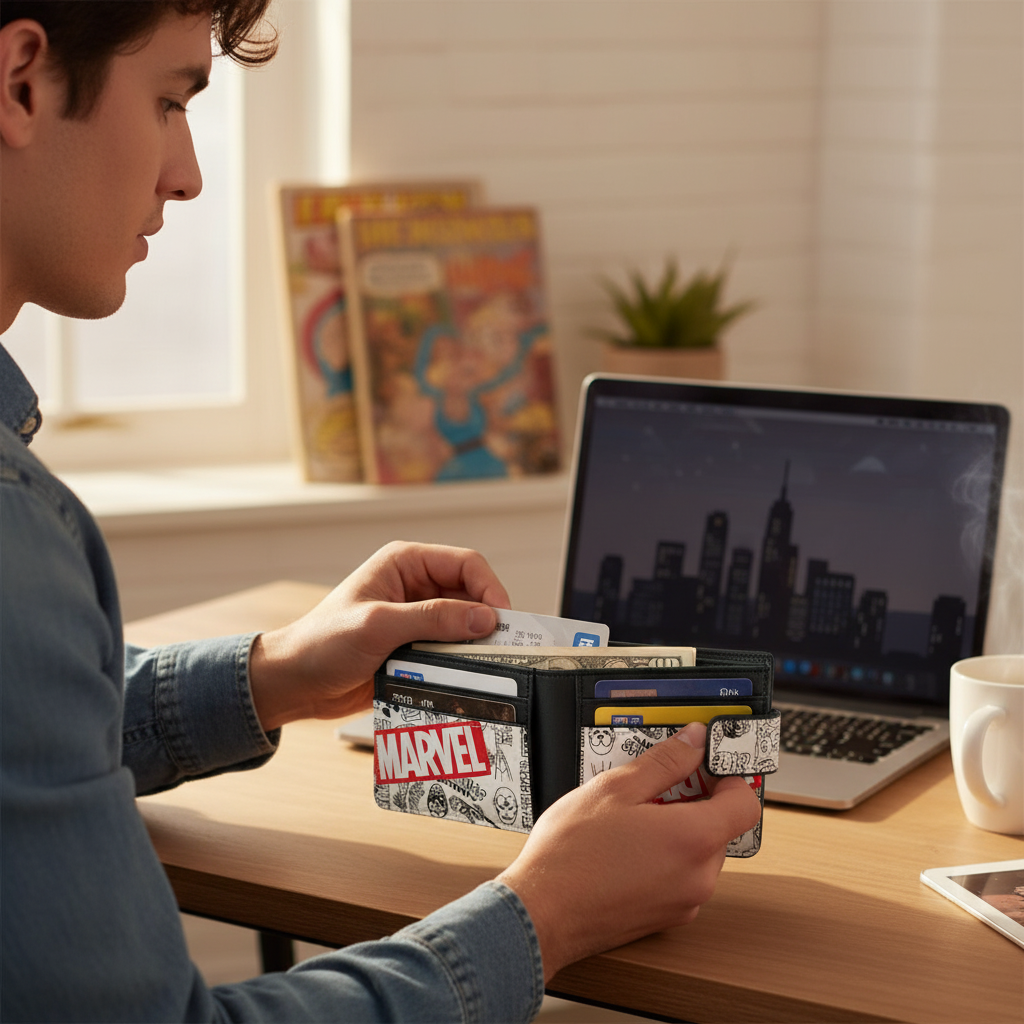 Marvel Comic Print Wallet