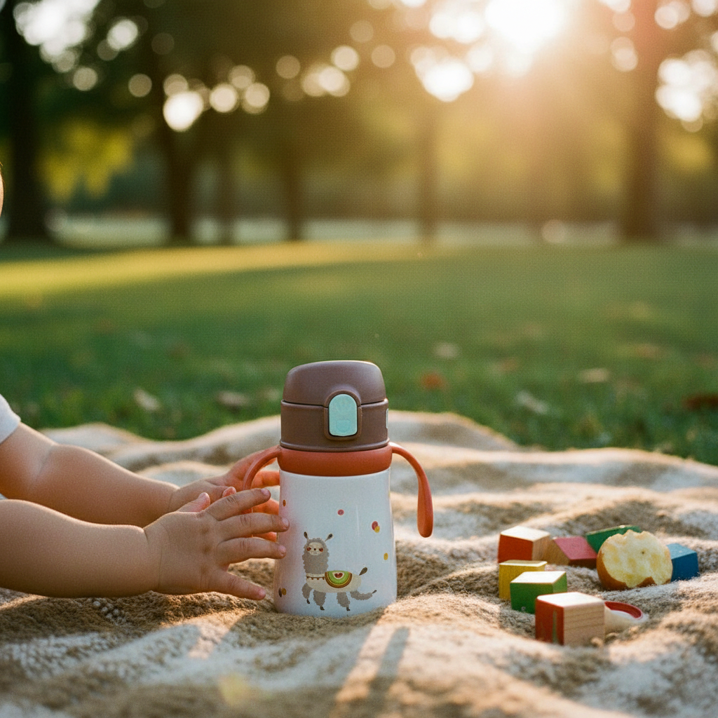 Llama Print Sippy Cup