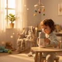 Elephant Print Kids Sipper Bottle