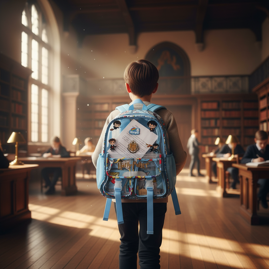 Harry Potter Themed Transparent Backpack