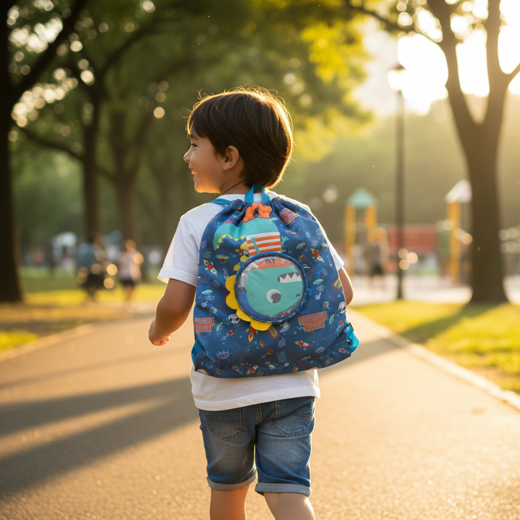 Space Dinosaur Kids Backpack