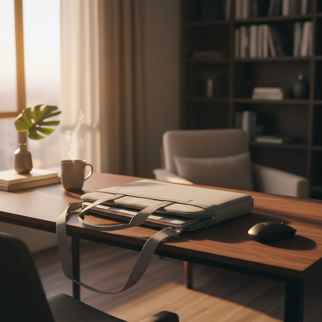 Grey Laptop Sleeve Bag