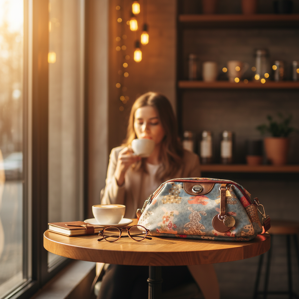 Jielshi Bunny Print Pouch