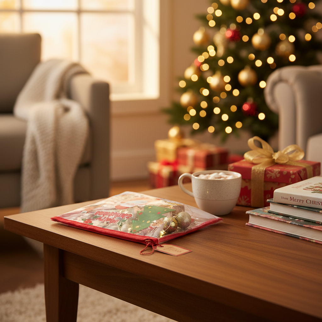 Merry Christmas Zipper Pouch