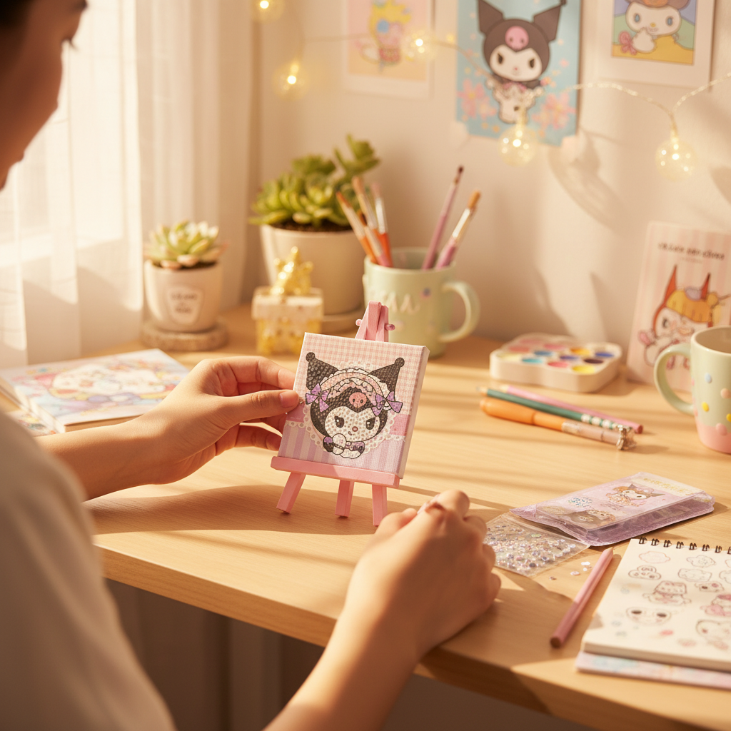 Kuromi Mini Canvas Art Set