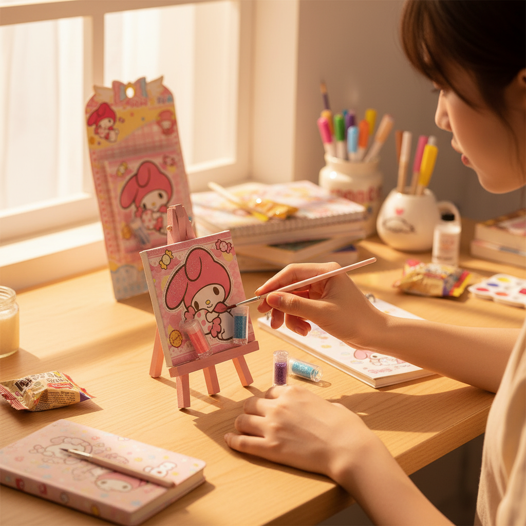 My Melody Gold Dust Painting Set