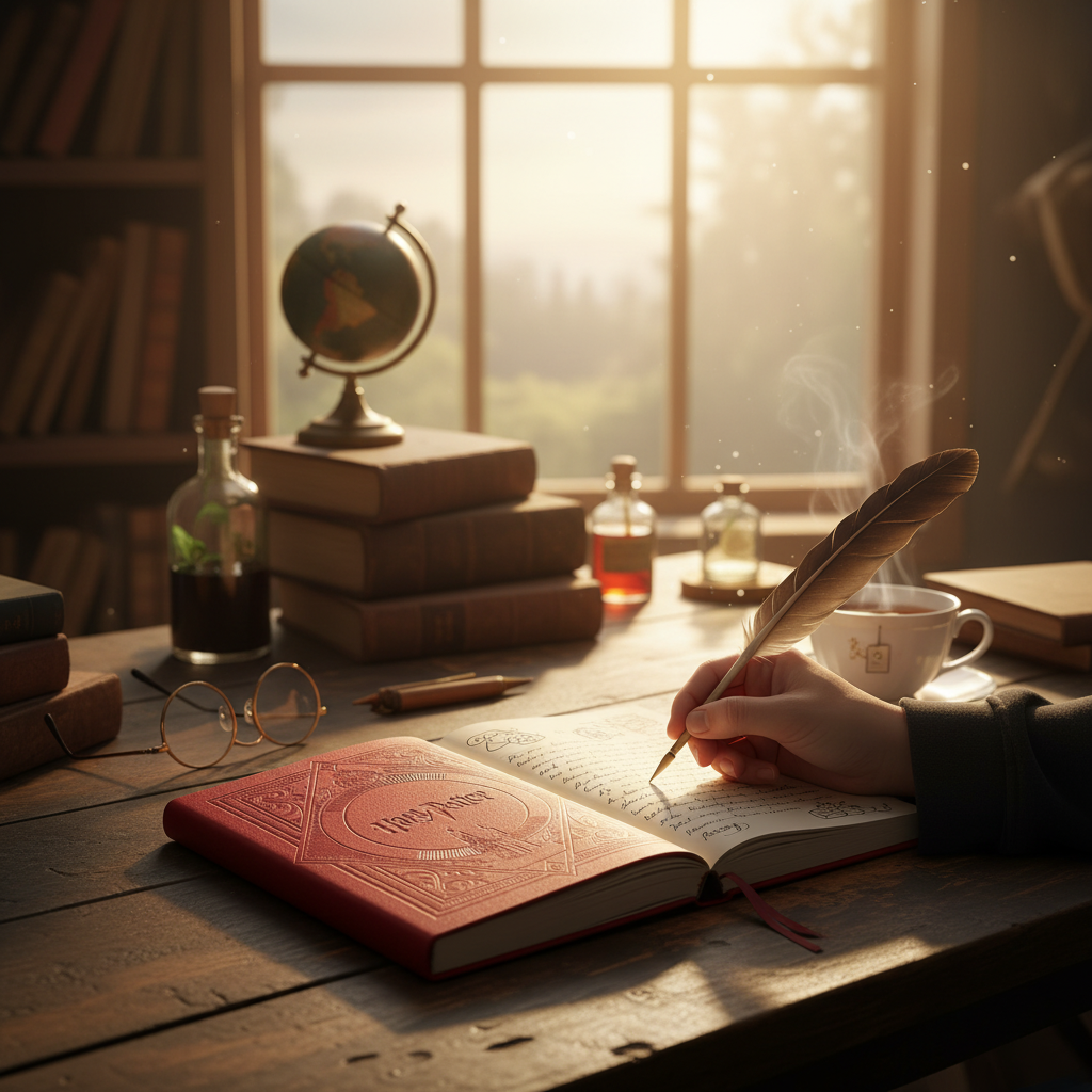 Harry Potter Embossed Notebook