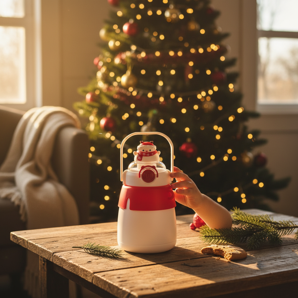 Snowman Themed Water Bottle