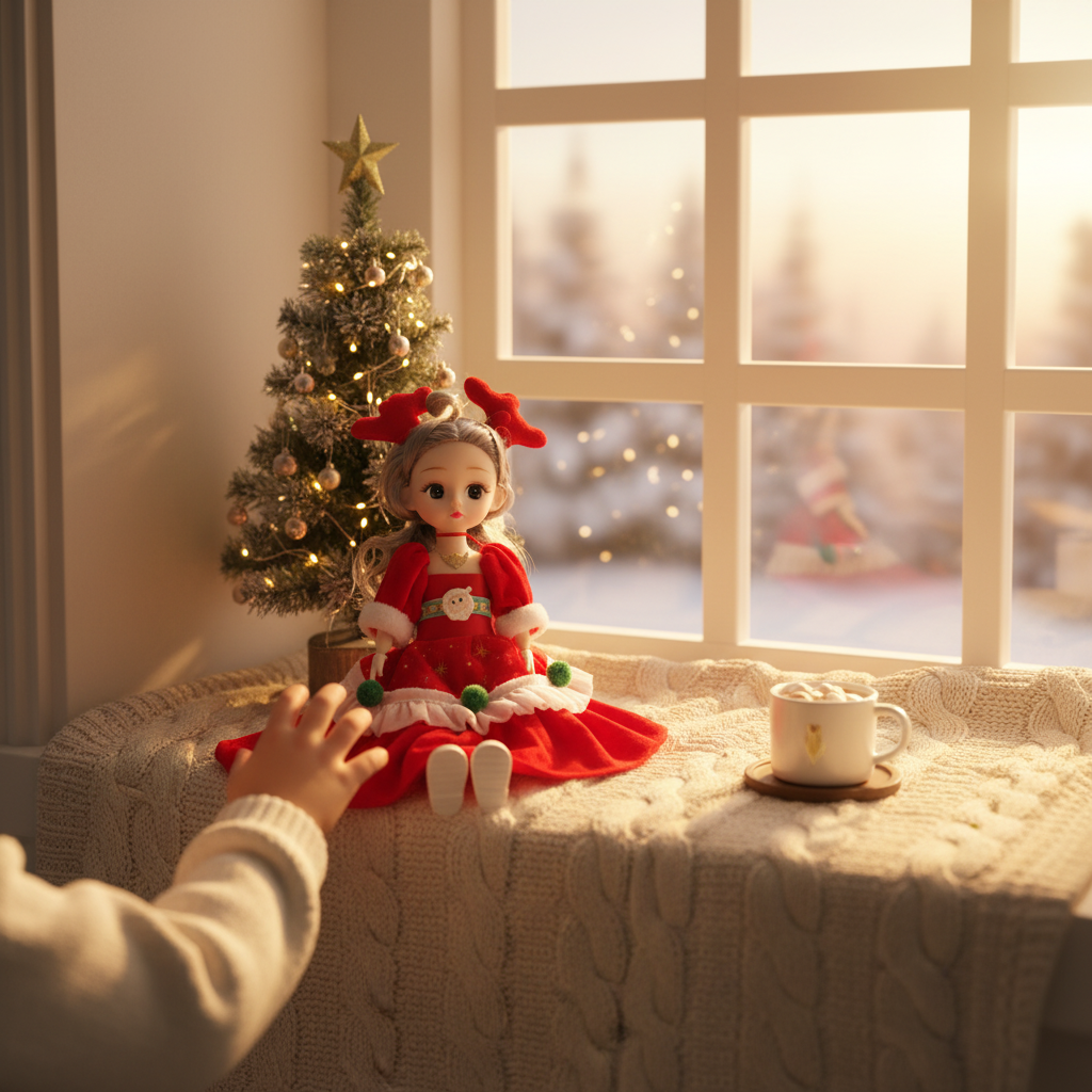 Christmas Reindeer Doll