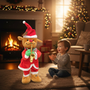 Christmas Reindeer Plush Toy with Saxophone