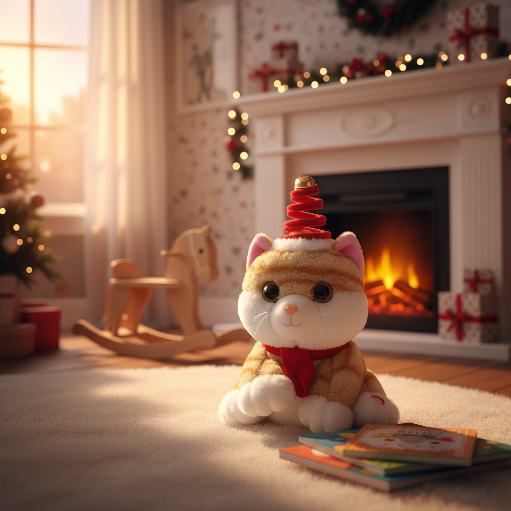 Christmas Cat Plush Toy