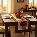 Poinsettia Table Runner