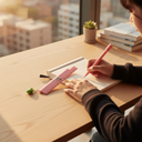 Cartoon Ruler and Pen Set