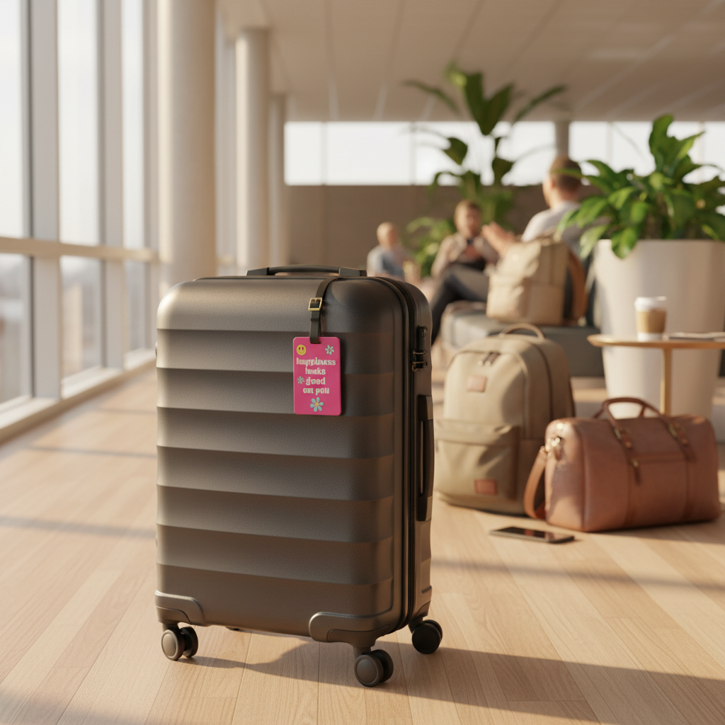 Happiness Looks Good On You Bag Tag