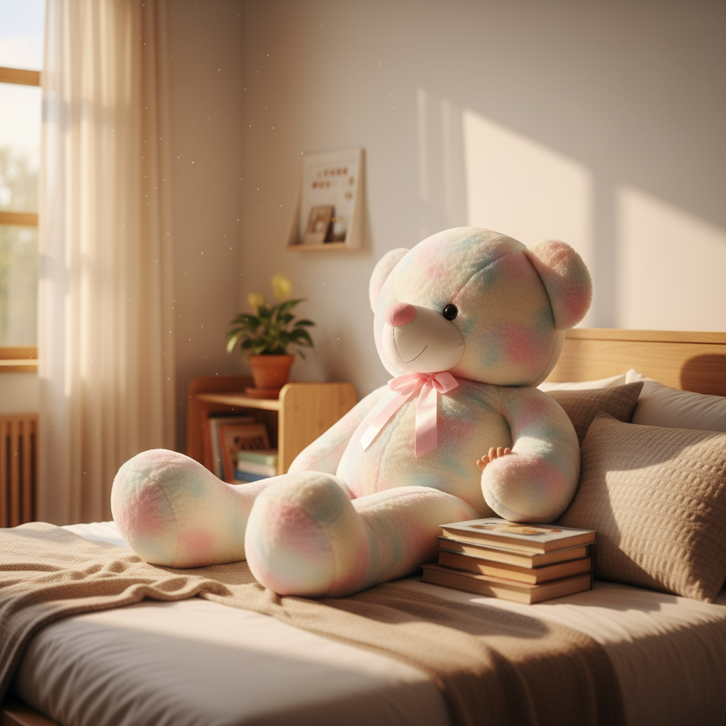 Giant Pastel Teddy Bear