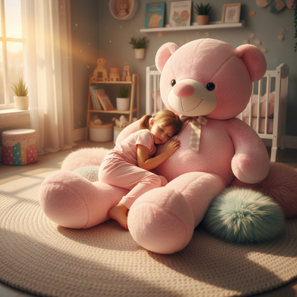 Giant Pink Teddy Bear