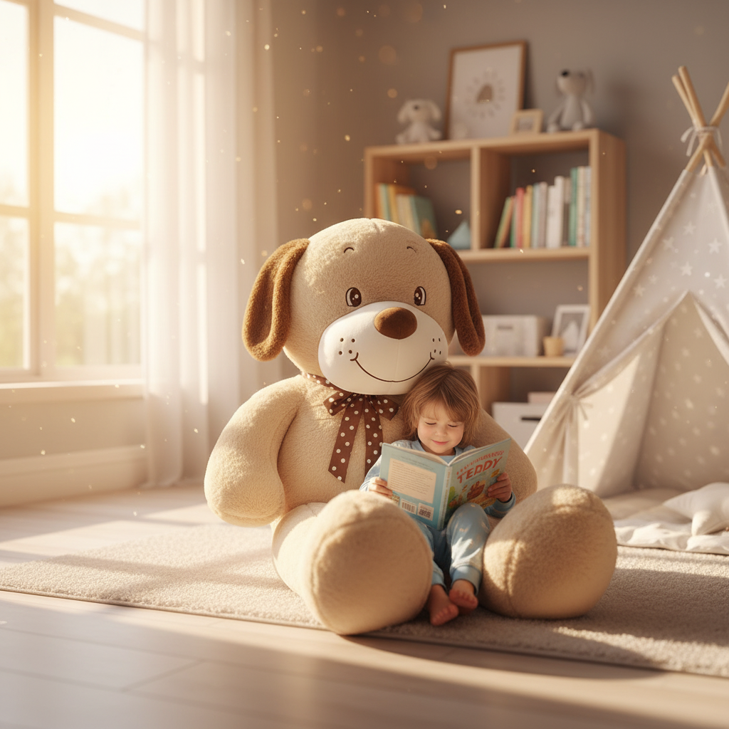 Giant Plush Dog Soft Toy