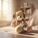 Giant Plush Dog Soft Toy