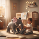 Elephant Family Plush Toy Set