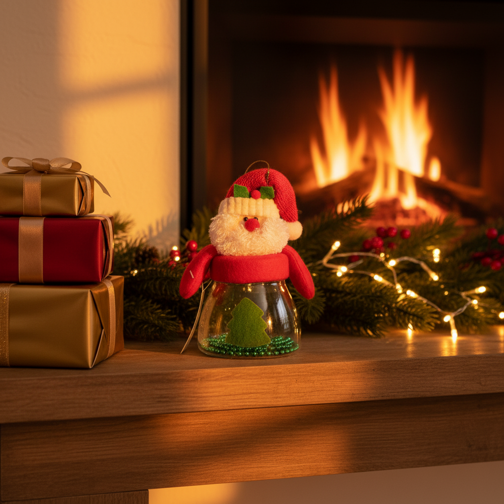 Santa Claus Decorative Jar